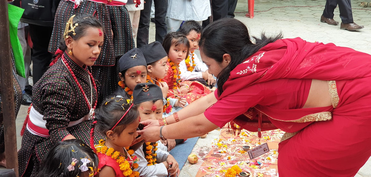 नेपाल सम्बत र म्हः पूजा गरिँदै